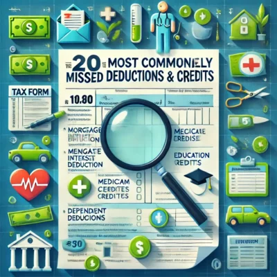 20 Most Commonly Missed Deductions and Credits