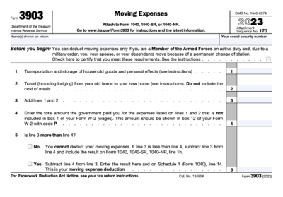 Form 3903