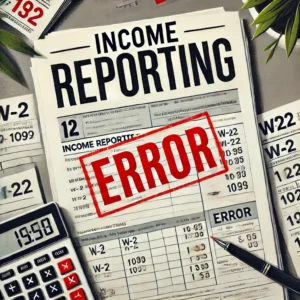 Mismatched or Incorrect Income Reporting