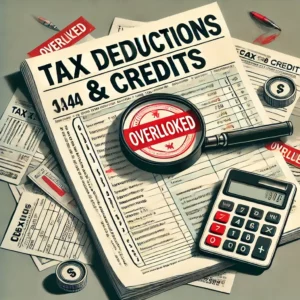 Overlooking Tax Deductions and Credits